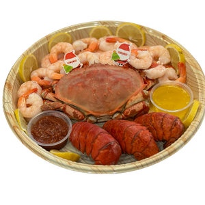 Seafood crown  platter