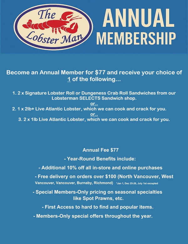 Lobsterman Annual Membership