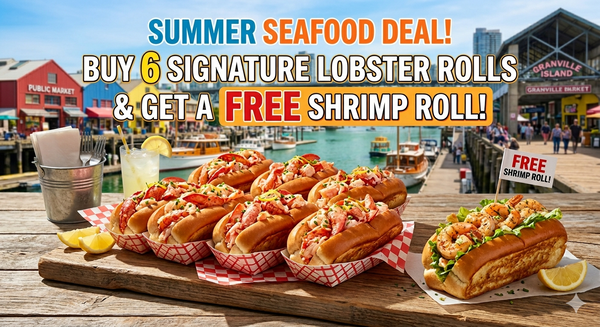 1 Click Add-to-Cart - 6 Signature Lobster Rolls & Free Shrimp Roll