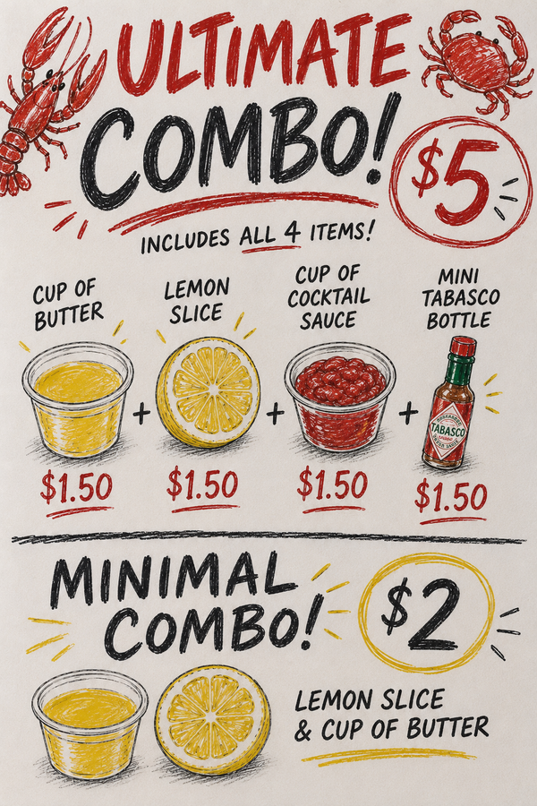 Condiment🍋 Minimal Combo - $2
