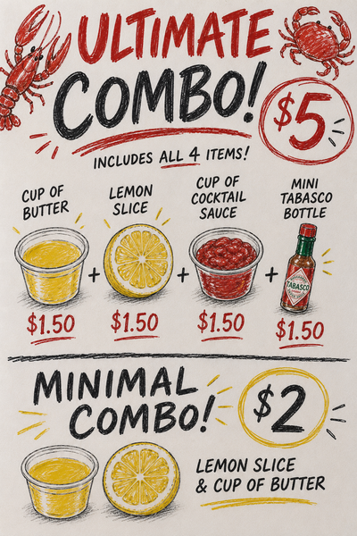 Condiment🍋 Minimal Combo - $2